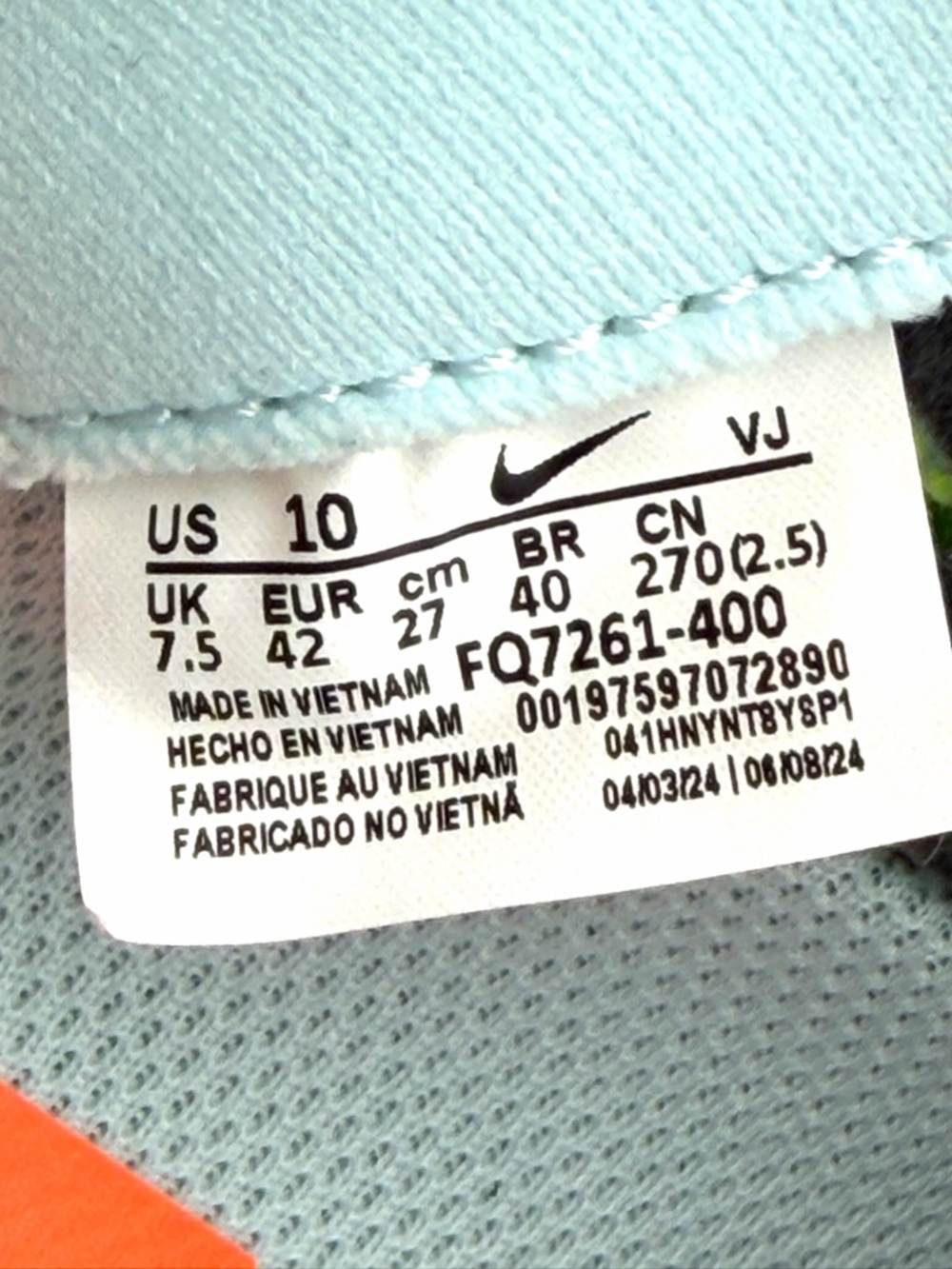 Nike Women's Pegasus Plus Women's Running Shoes Size 10 Walking Casual Glacier - Picture 8 of 9